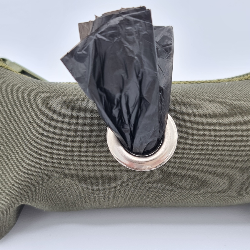 Kotbeutelspender Khaki-Grün
